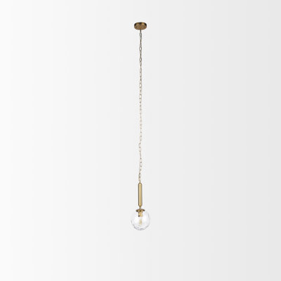 Kyas 1 - Light Gold Single Pendant