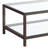 Black Nickel 1-shelf Coffee Table