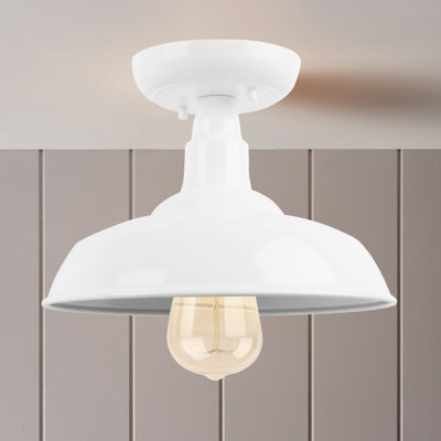 Plafonnier semi-encastré extérieur