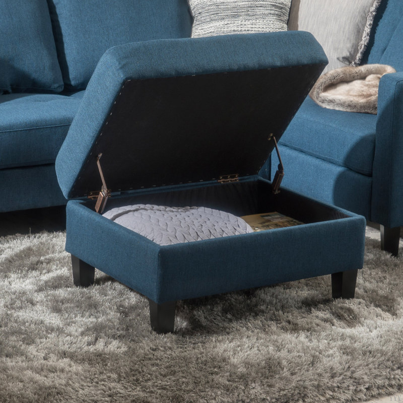 OTTOMAN DE RANGEMENT, Marine