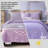 4 Piece Metallic Comforter Set Soft Microfiber Bedding with Pillow Shams & Decorative Pillow Sham-130000487-130000477