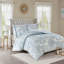 Housse de couette en coton avec fermeture à boutons et taies décoratives-120469725