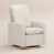 Ivory Boucle/Gold Base