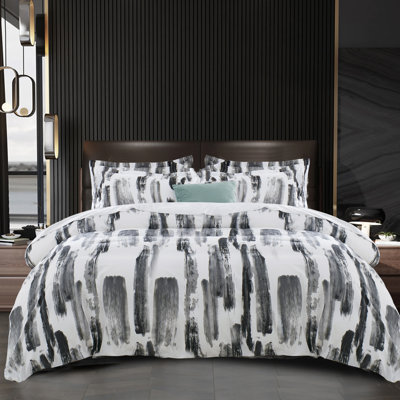 Microfiber Flora Reversible Duvet Cover with Pillowcases
