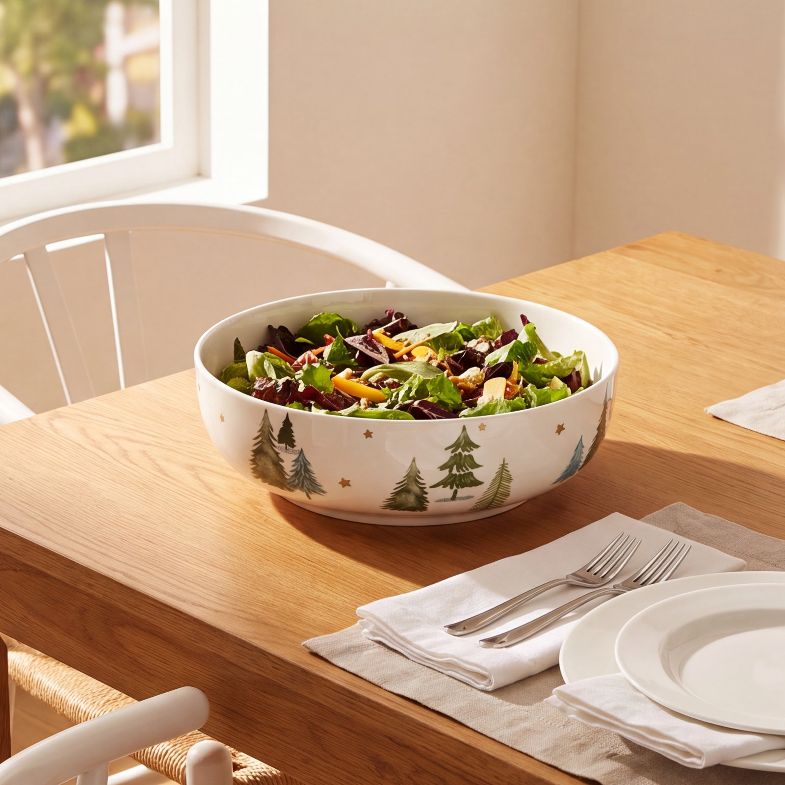 Balsam Lane Porcelain Serving Bowl