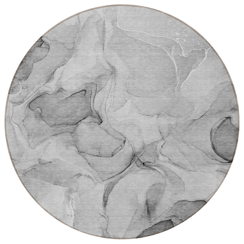 Tapis d'intérieur rond 8 po