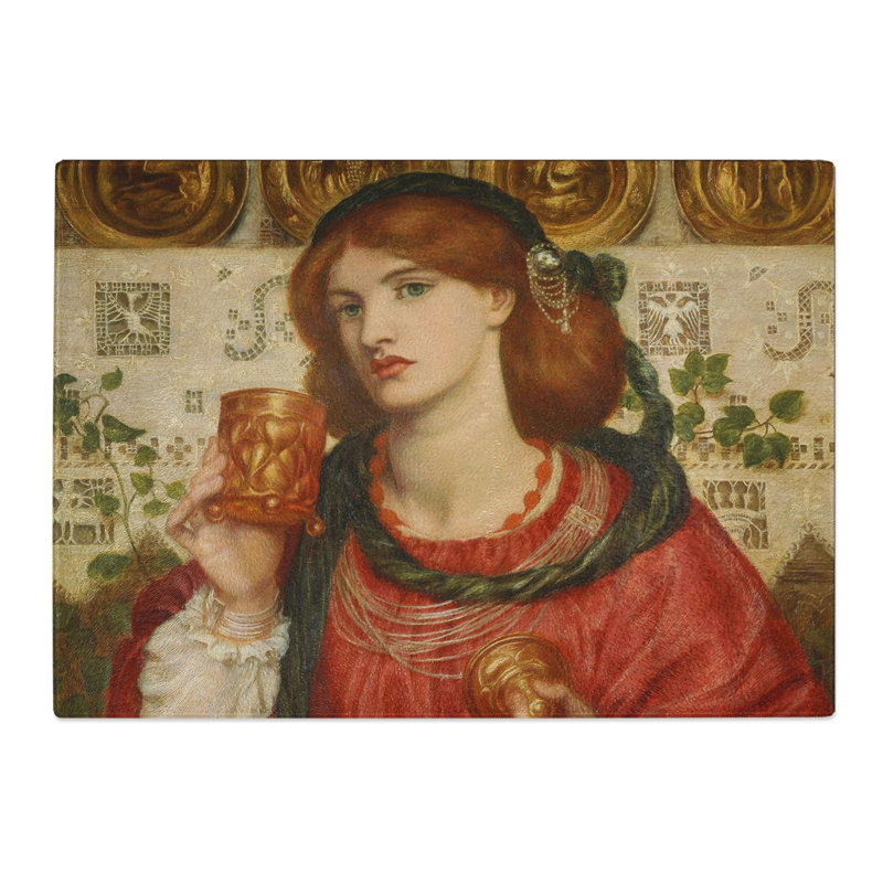 The Loving Cup by Dante Gabriel Rossetti Chopping Board, 20cm W x 28.5cm L