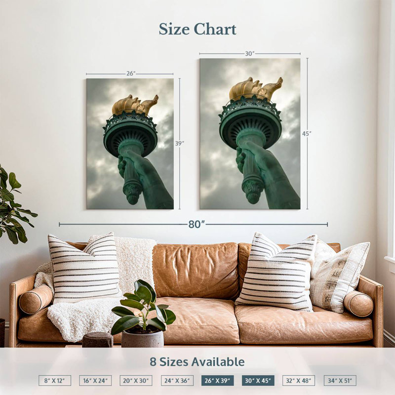 Aime Statue Of Liberty Torch, 39" H x 26" W