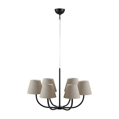 Katia 6 - Light Shaded Chandelier