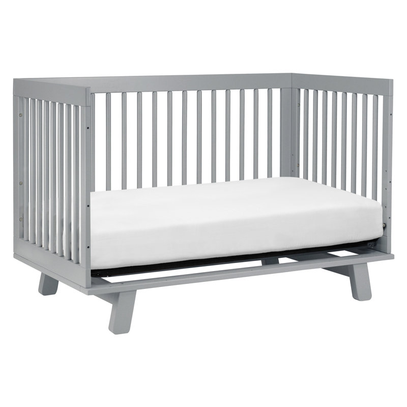 Hudson 3-in-1 Convertible Crib, Gray