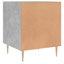 Bouzov 40 cm W Iron Bedside Table-467128875
