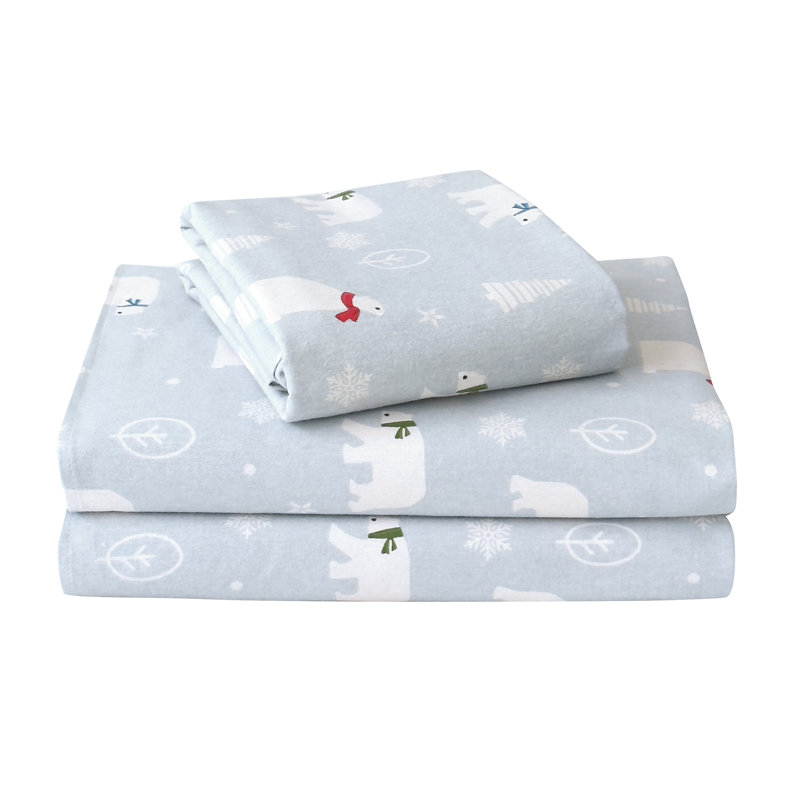 Elegant Comfort Luxuriously Soft 4-Piece Velvet Plush Flannel Sheet Set - Premium Quality -Cozy Warm, Anti-Static, Non Pilling Fuzzy Velvet Flannel Fleece Deep Pocket Sheet Set