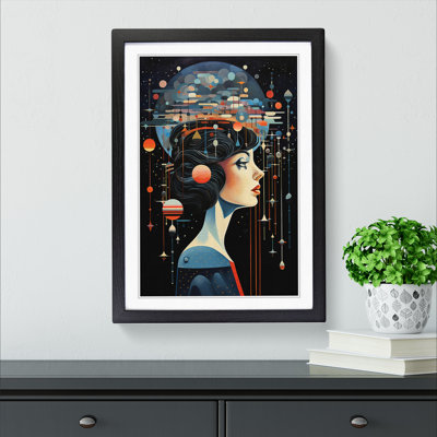 Universe Dadaism Art - Framed Print