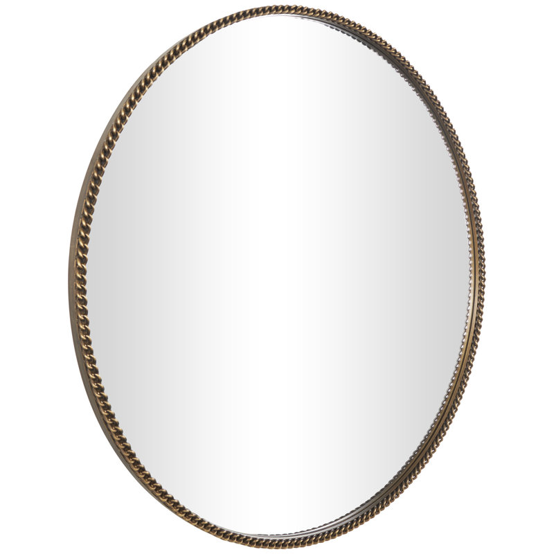 Parlee Metal Circle Wall Mirror