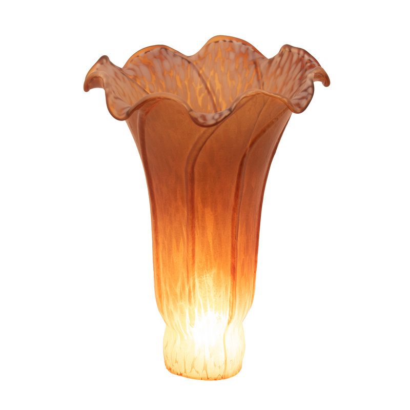 Novelty Lamp Shade, 6" H x 4" W x 4" D, Amber