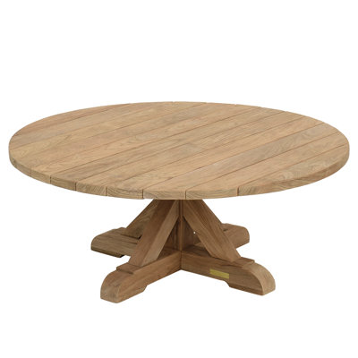 Provence Outdoor Round Teak Coffee Table