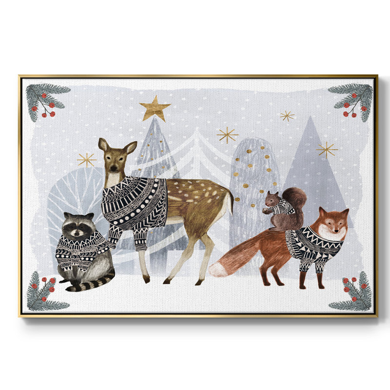 Cozy Christmas Collection A, H 27 po x l 41 po x P 2 po, Or