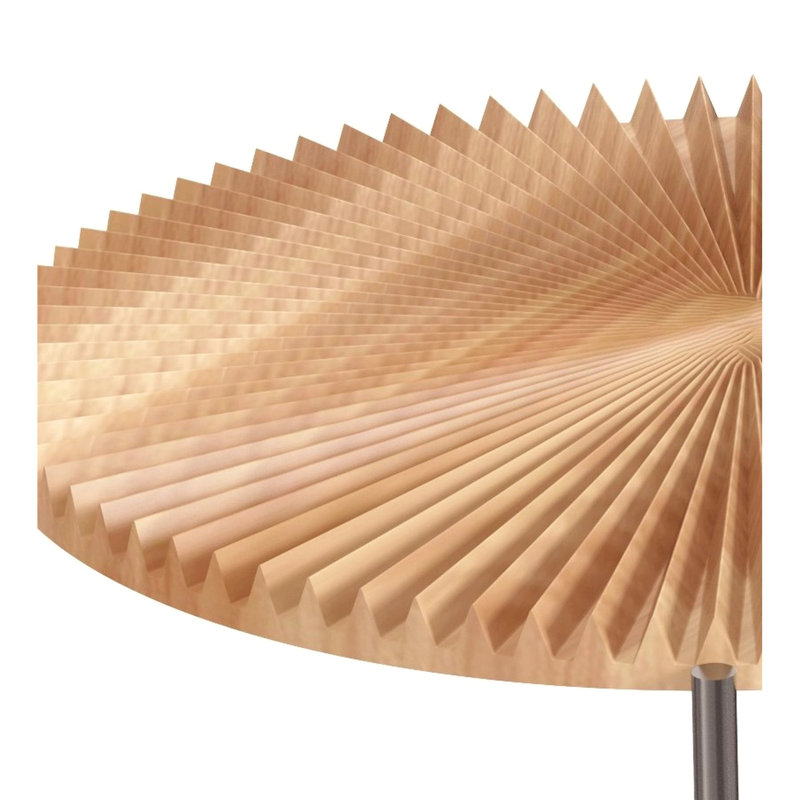 Ensemble de table basse et de table de bout à motif Radial 2 pièces - Panneau de fibres à densité moyenne imperméable avec housse en PVC