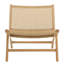 Set Of 2 Teak Garden Lounge Chairs