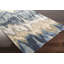 Tapis bleu / beige à motif abstrait Mcduffy-34053767