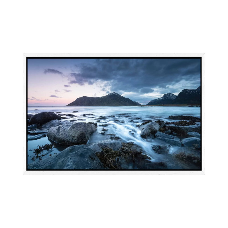 Arctic Dusk by Andreas Stridsberg - Gallery-Wrapped Canvas Giclée on Canvas, White Framed, 101.6 cm H x 66.04 cm W