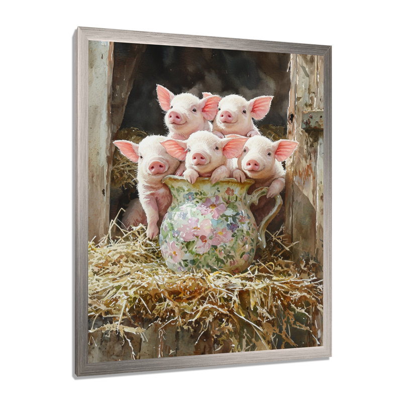 Guertin - Animaux, art mural, salon, H 20 po x l 12 po, Reproduction encadrée d'une seule photo, Argent argent