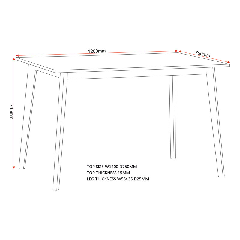 Angelita 4 - Person Dining Set
