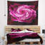 Tapisserie florale rose foncé-28503380