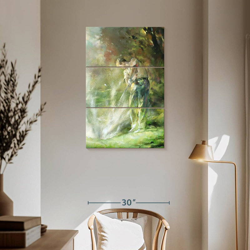 Sireci A Perfect Strike, 57" H x 36" W
