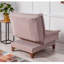 Fauteuil convertible capitonné l 29,53 po Crosland-684804726