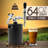 NutriChef 64 cu. ft. Single Tap Mini Keg Regulator with Door Lock and Adjustable Temperature for Commercial Use