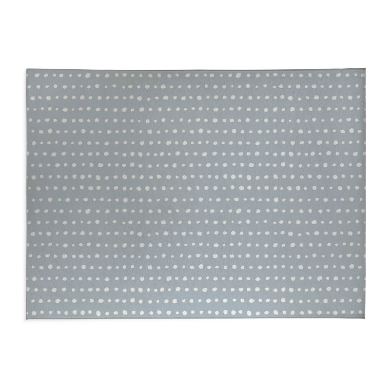 Dot Row Non-Slip Outdoor Rug, Rectangle 3' x 5'