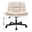 Fauteuil d'étude pivotant 360 ° - siège ergonomique, posture de salon double couche confortable