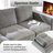 Estes Inayat 84'' Upholstered Sofa-1831652841