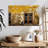 Lilie Window Yellow Cracked Wall-108707397