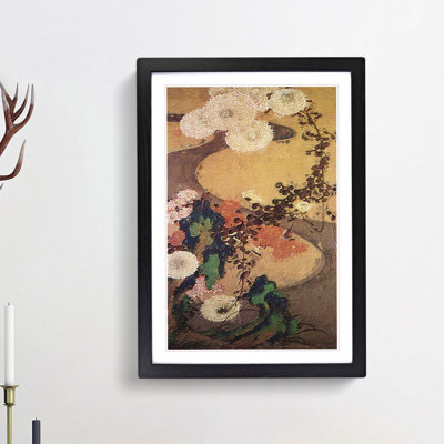 Chrysanthemums and Birds by Ito Jakuchu - Picture Frame Painting Print