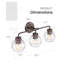 Éclairage pour salle de bain 3 lumières avec globe en verre ondulé, bronze huilé-1024752204-1024752182-1024752177
