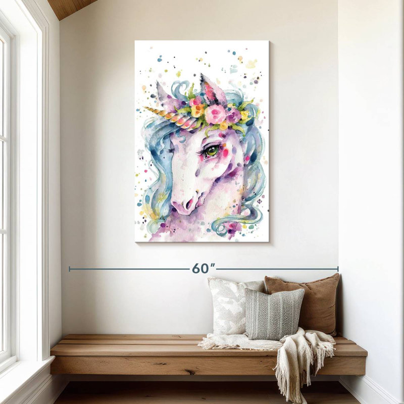 Ashelle Little Unicorn, 45" H x 30" W