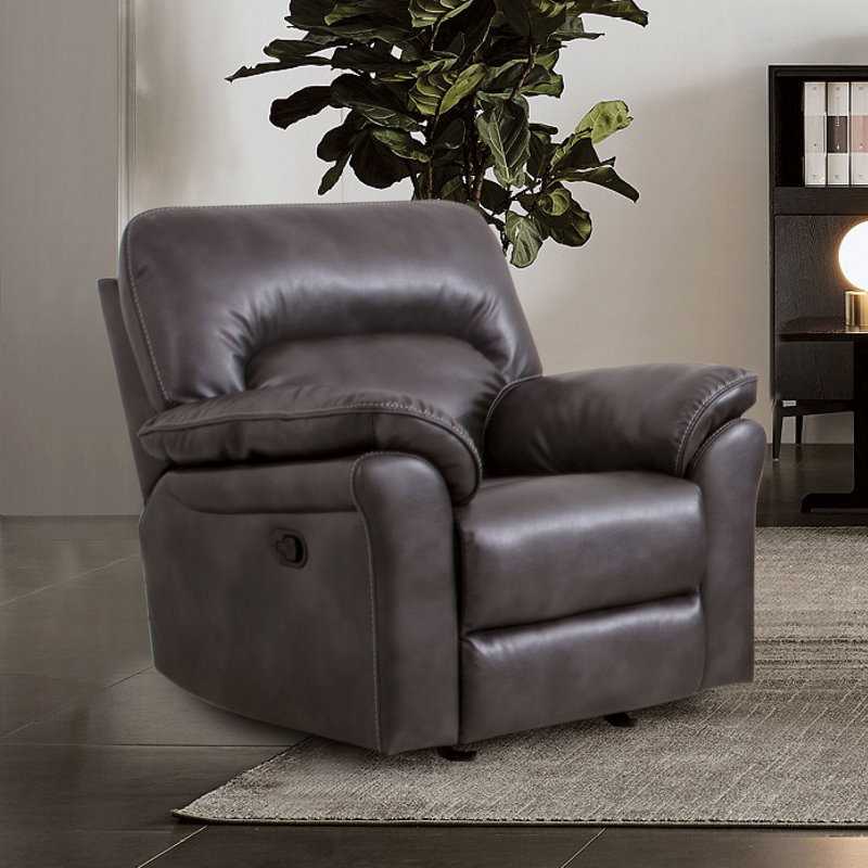 Fauteuil inclinable mural standard en similicuir de 40 po de largeur Jussica
