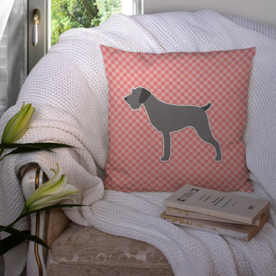 German Wirehaired Pointer Throw Pillow