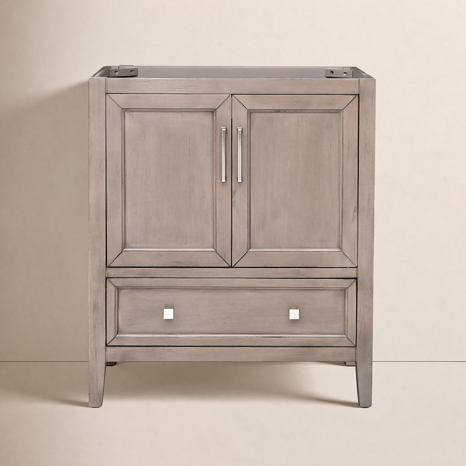Murrieta 30" Single Bathroom Vanity Base, Gray Oak