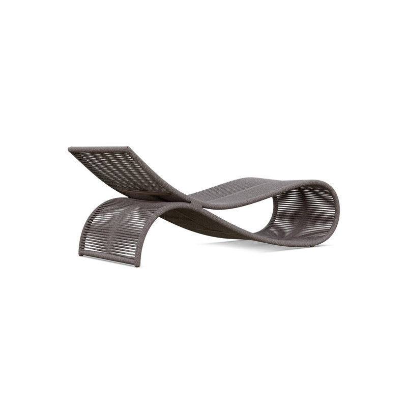 Wave Lounge Chair Morel, Matte Bronze