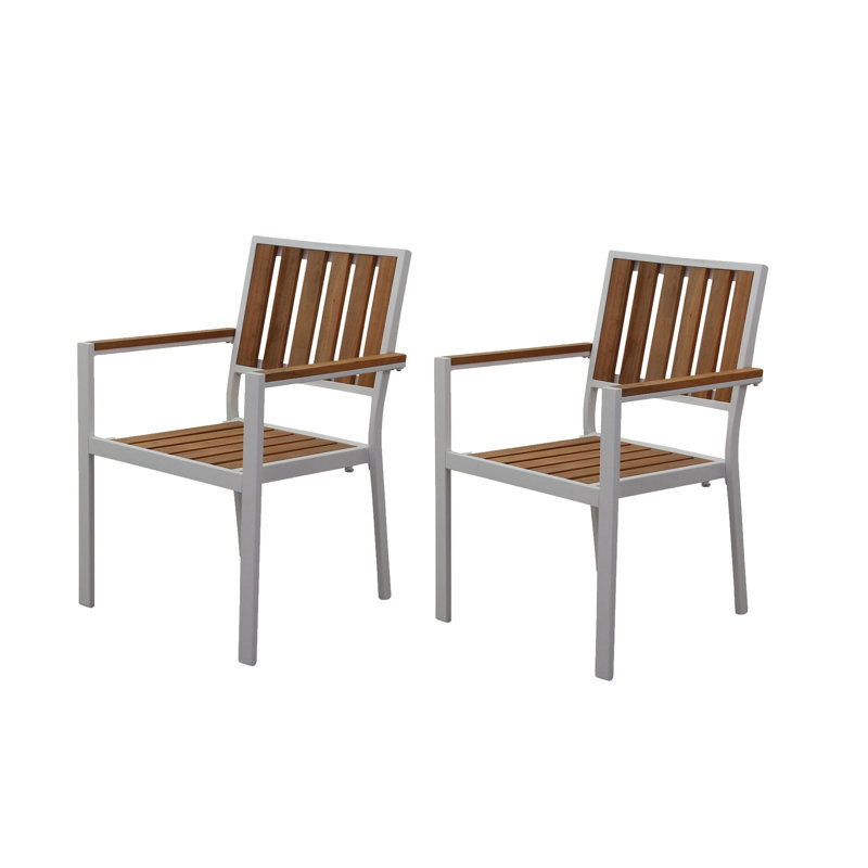 Premium All-Weather Wicker Outdoor Dining Armchair with Cushion
