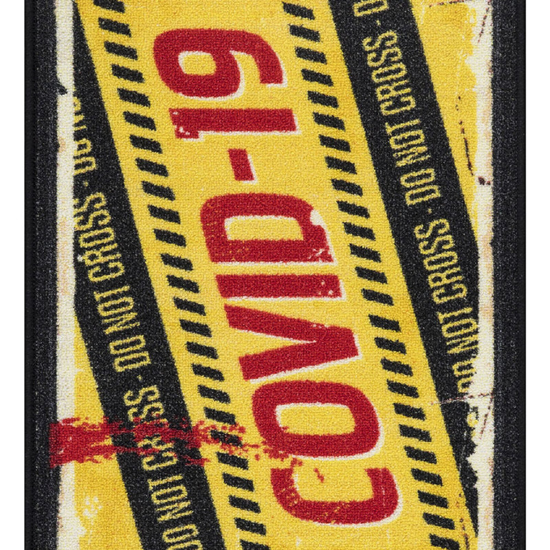 Non-Slip Rubberback Kitchen Mat, Runner 1'8" x 4'11"