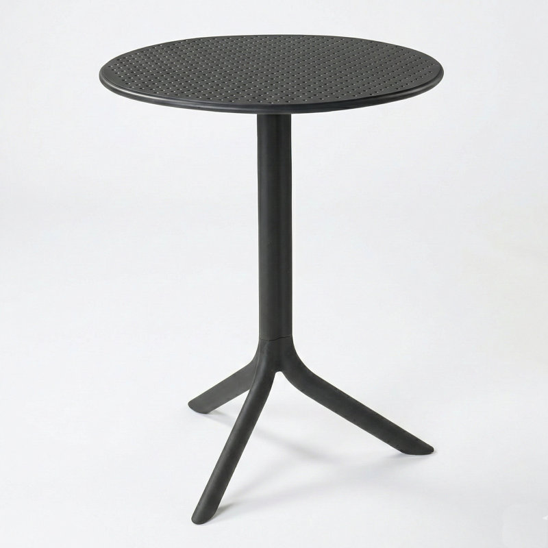 Fordham Round Outdoor Bistro Table - 61 cm W 61 cm D, Anthracite