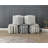 Square Pouf Multi