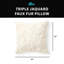 Coussin en fausse fourrure HGTV-132025553
