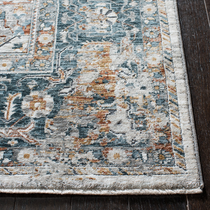 Tapis ivoire / bleu clair Dream 723, Carré 6 pi 7 po