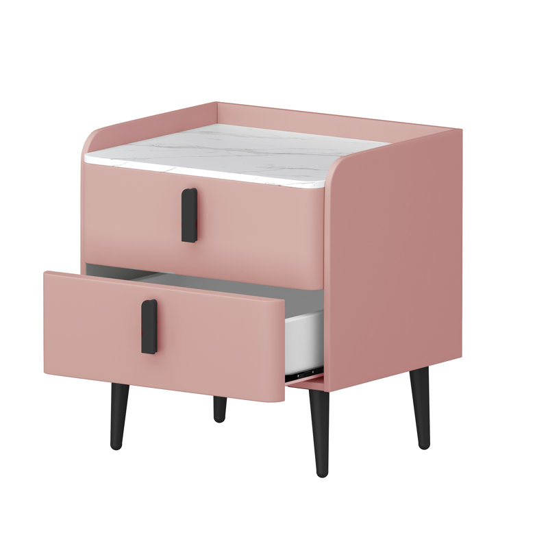 Table de bout (ensemble de 2), Rose