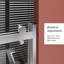 Porte de douche sans cadre coulissante simple
